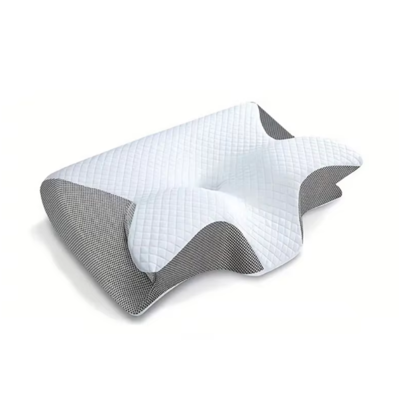 Oreiller Cervical Ergonomique 2-en-1 - Confort & Soutien Orthopédique Premium